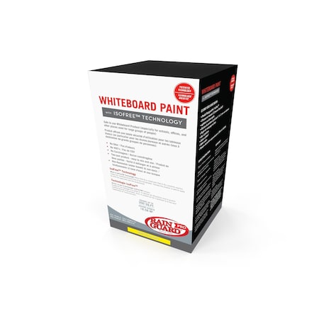 Rainguard Brands 1 Gal. Kit Whiteboard Paint Covers 200 Sq. Ft., Gloss, White SP-0201